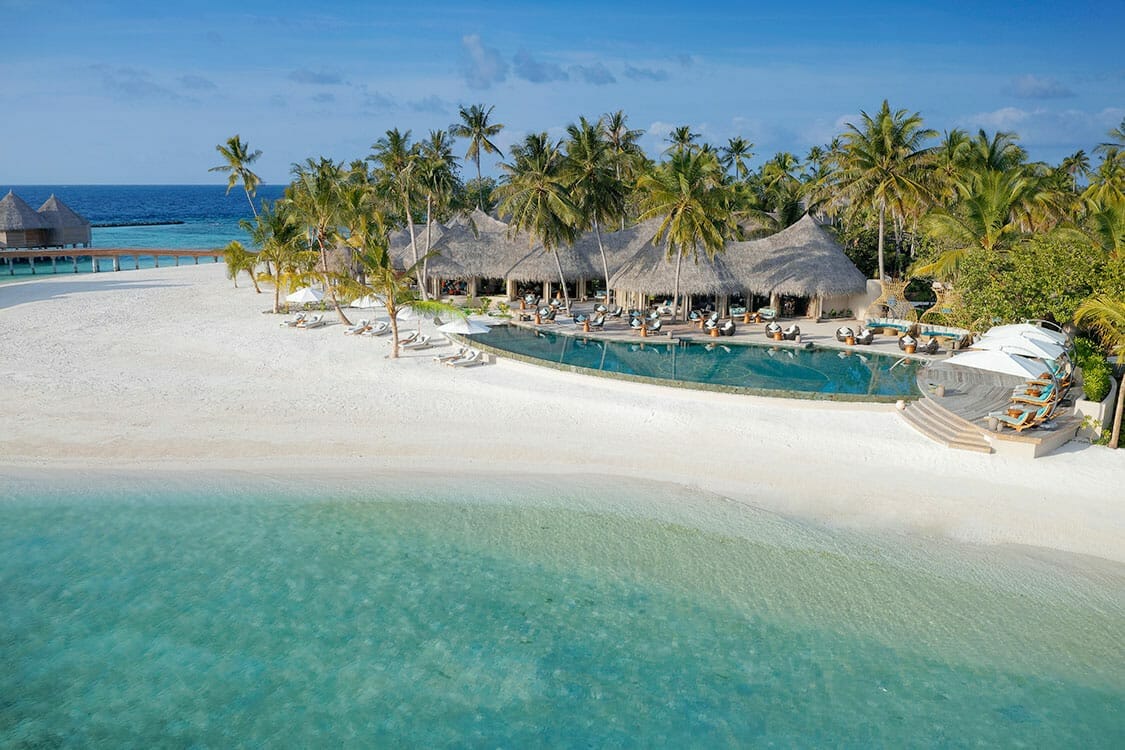Naiboli Pool Bar with Beach Views at The Nautilus Maldives