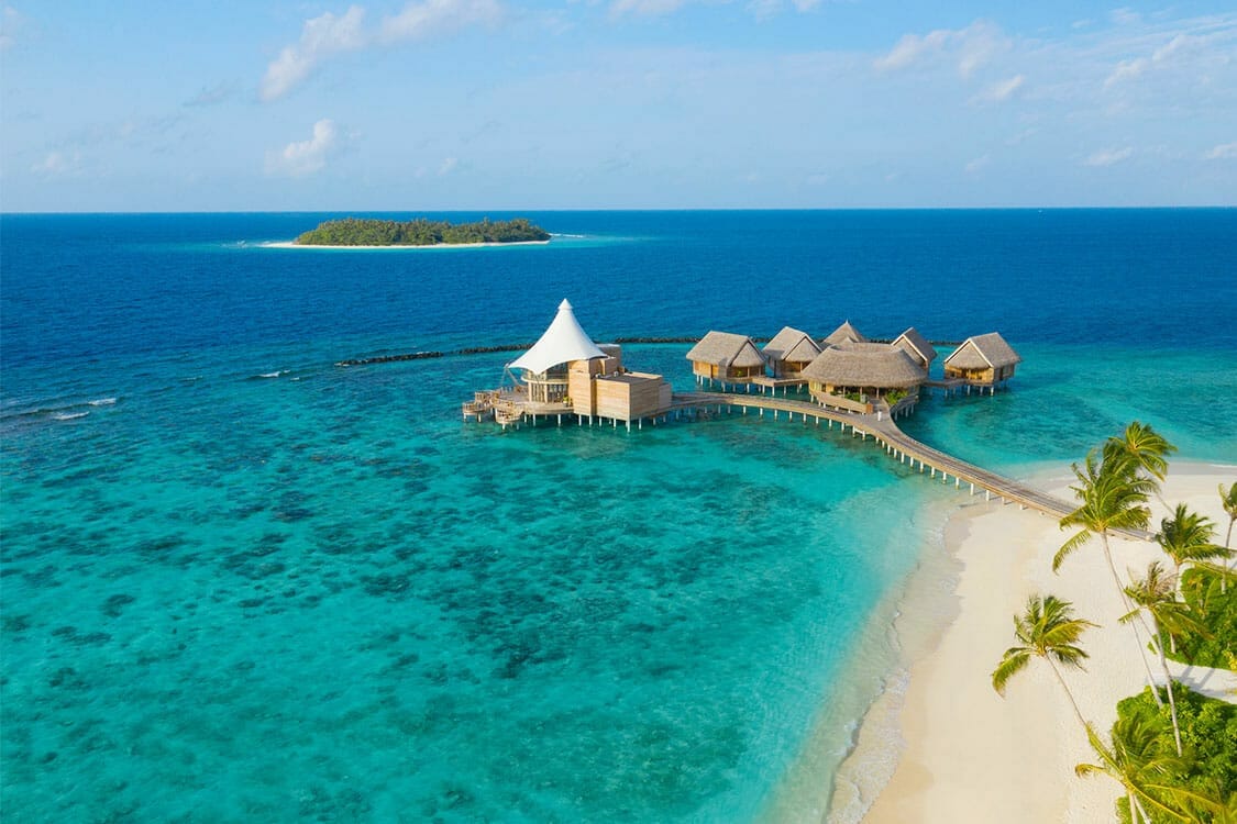 Birds Eye View of Zeytoun Restaurant at The Nautilus Maldives