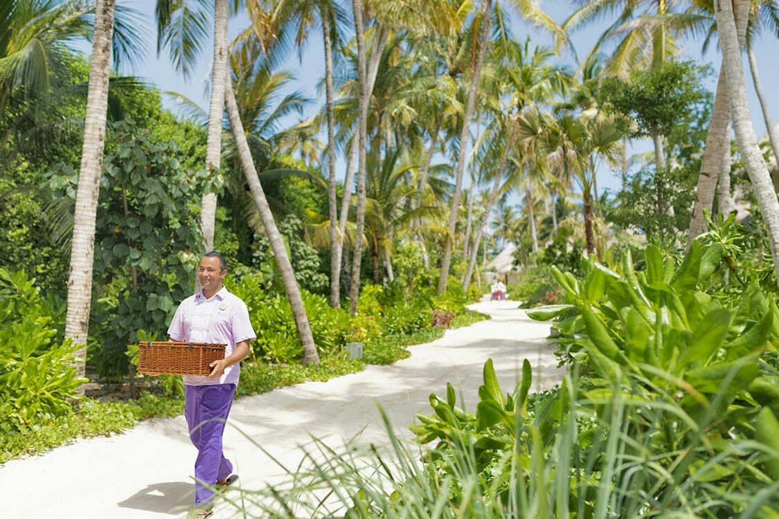 Friendly Staff Member at The Nautilus Maldives 