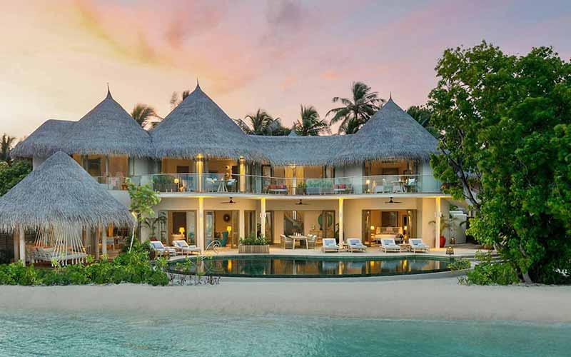 Exterior of the Mansion at The Nautilus Maldives