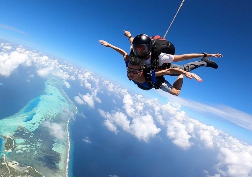 Skydiving at The Nautilus Maldives