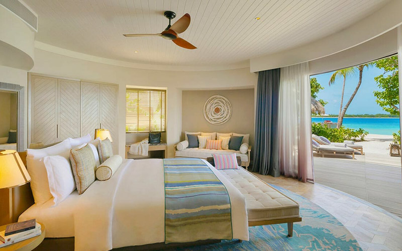 Luxurious Bedrooms at The Nautilus Mansions in Maldives 