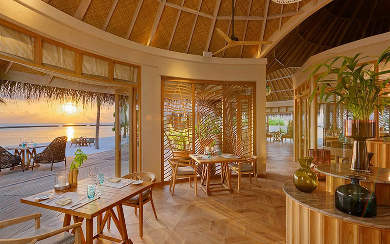 Interior Design of Thyme Restaurant at The Nautilus Maldives 