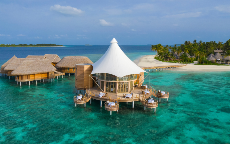 Exterior view of Zeytoun Lounge at The Nautilus Maldives