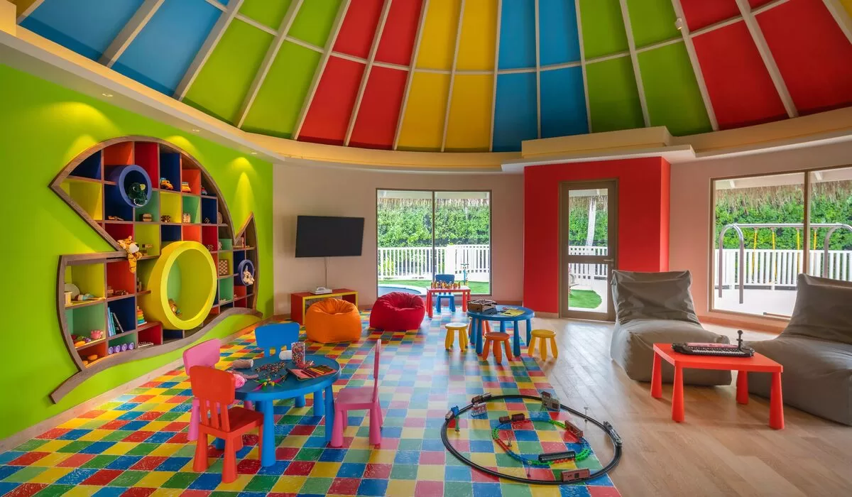 Interior of Young Wonderers children's club at The Nautilus Maldives