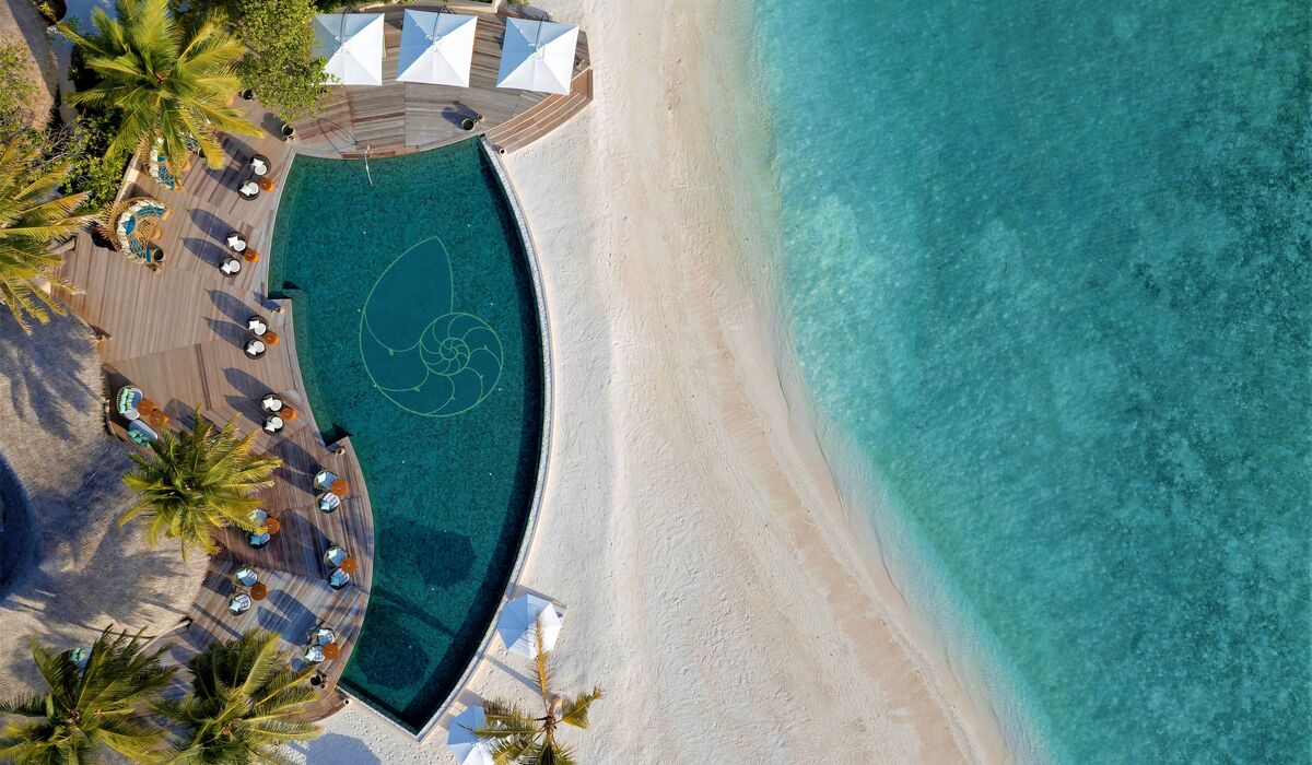 Aerial of Naiboli poolside bar