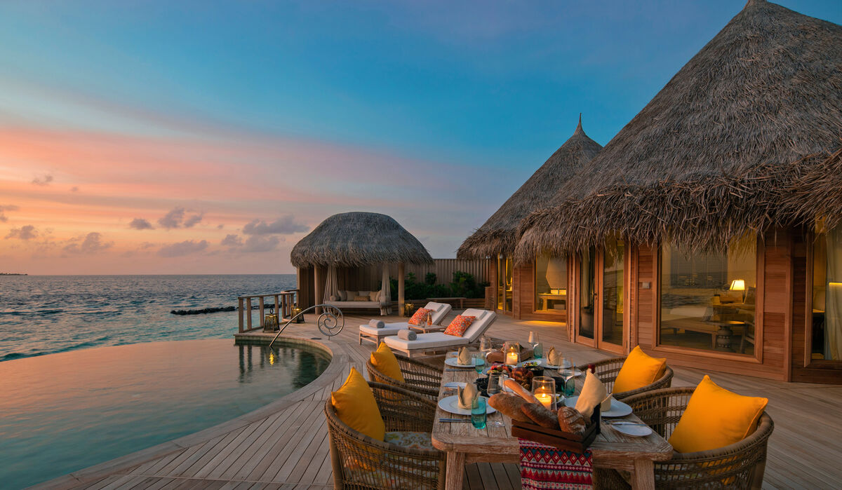 The Nautilus Retreat at sunset