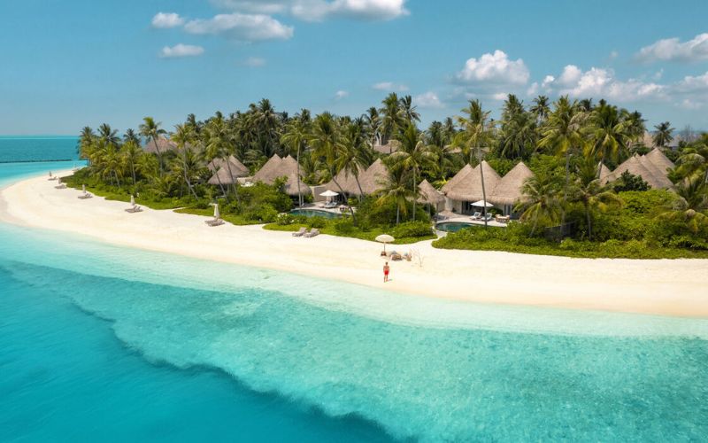 Aerial of The Nautilus Maldives