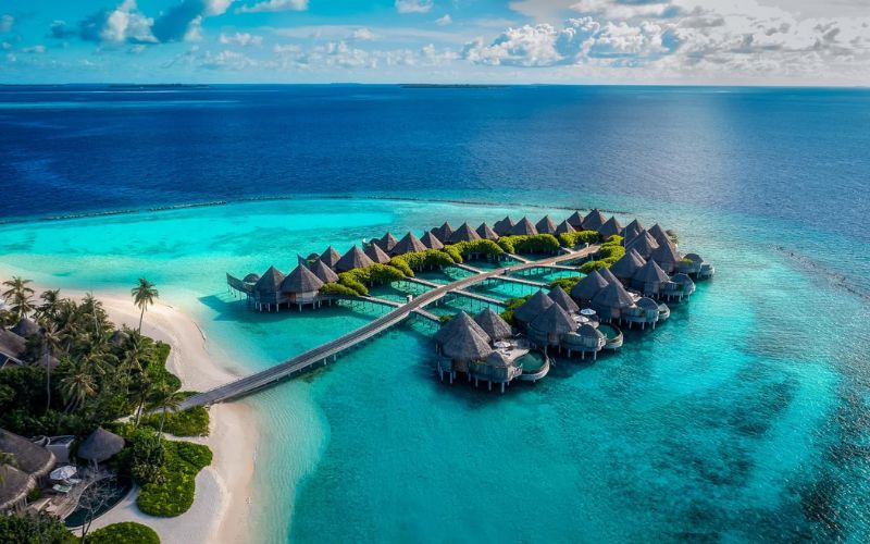 The Nautilus Maldives aerial